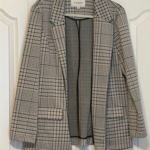 Liverpool Women's Plaid Jacket - Gray